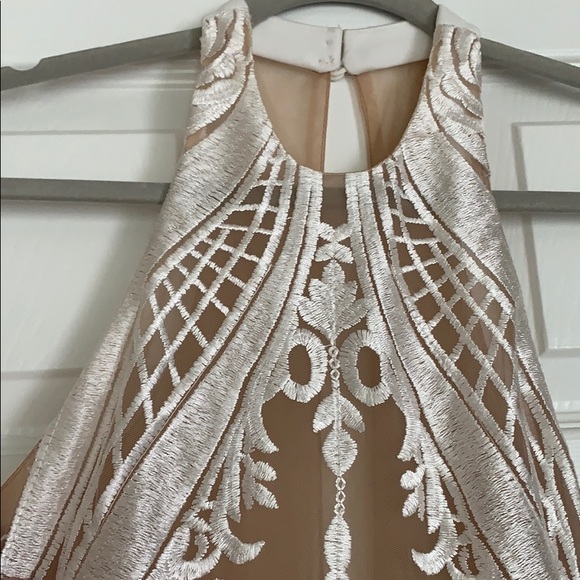 ASOS Love Triangle Mesh Top Maxi w/ Thigh Split - Picture 13 of 15